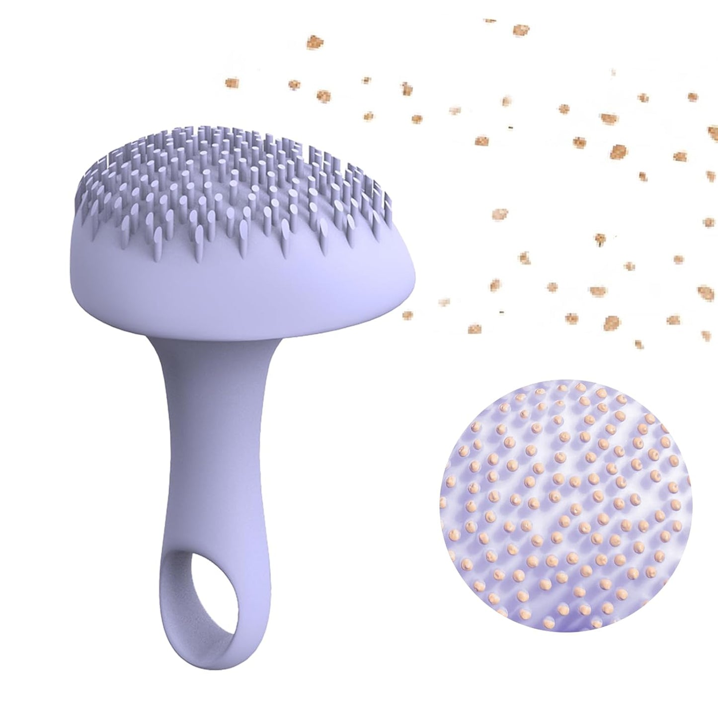Silicone Freckle Stamp, Magic Freckle Stamp Waterproof Faux Freckles Applicator, Portable for Natural Freckles Makeup Tool ๏ผPurple๏ผ